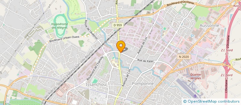 localisation de l'entreprise SCI DA SILVA  MONTAUBAN