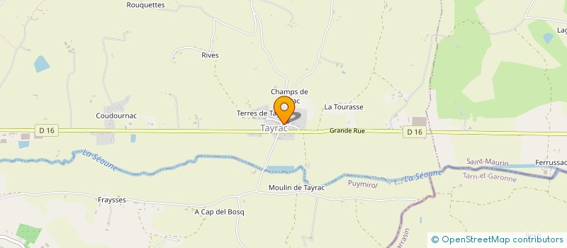 localisation de l'entreprise SCI DA SILVA  TAYRAC