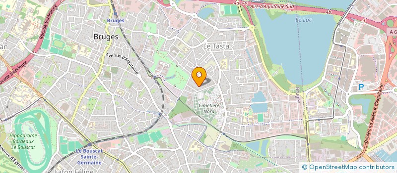 localisation de l'entreprise SCI DA SILVA  BRUGES