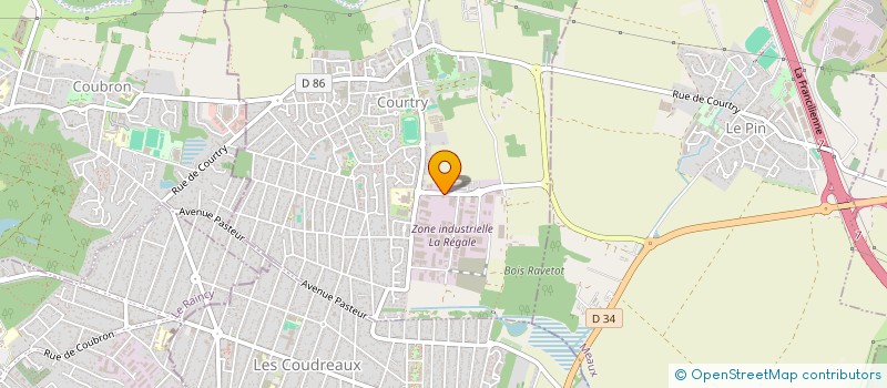 localisation de l'entreprise SCI DA SILVA FREYCINET  COURTRY