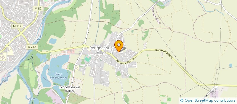 localisation de l'entreprise SCI DA SILVA GOURMELEN  PERIGNAT-SUR-ALLIER