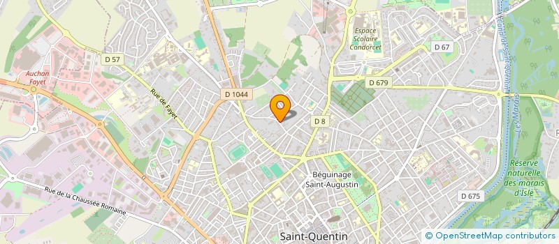 localisation de l'entreprise SCI DA SILVA-MARQUES à SAINT-QUENTIN