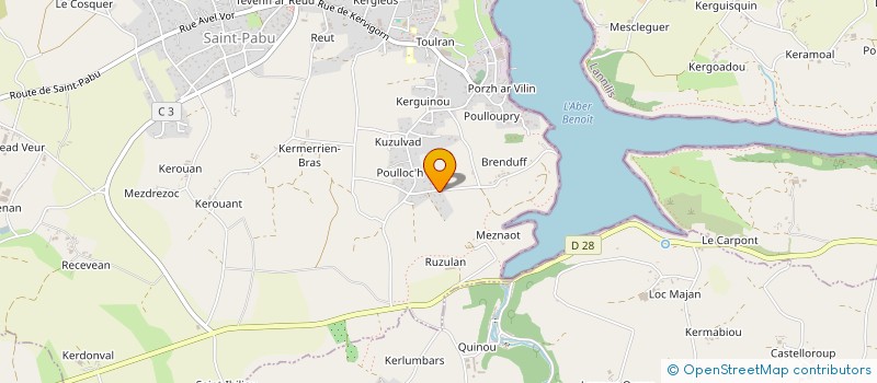 localisation de l'entreprise SCI DA VIKEN  SAINT-PABU