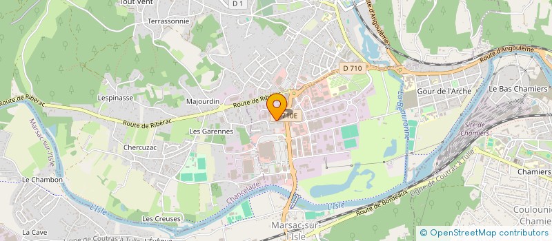 localisation de l'entreprise SCI DA VINCI  MARSAC-SUR-L'ISLE