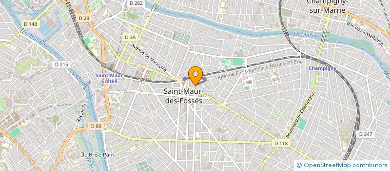 localisation de l'entreprise SCI DA VINCI à SAINT-MAUR-DES-FOSSES