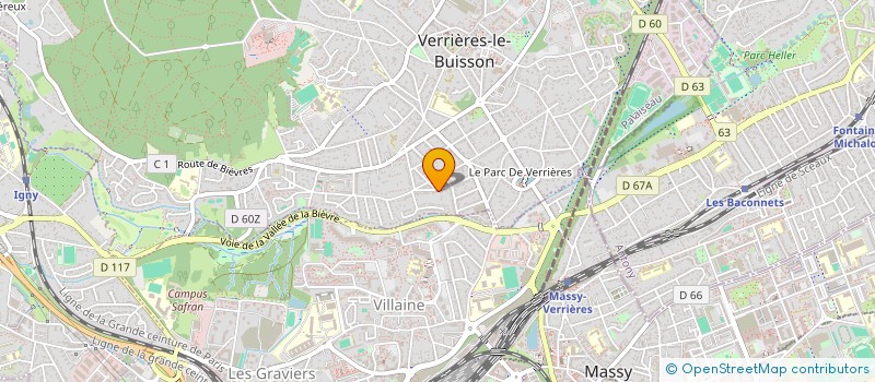 localisation de l'entreprise SCI DA VINCI à VERRIERES-LE-BUISSON