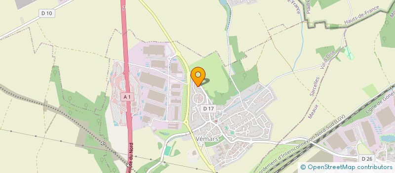 localisation de l'entreprise SCI DAAC  VEMARS