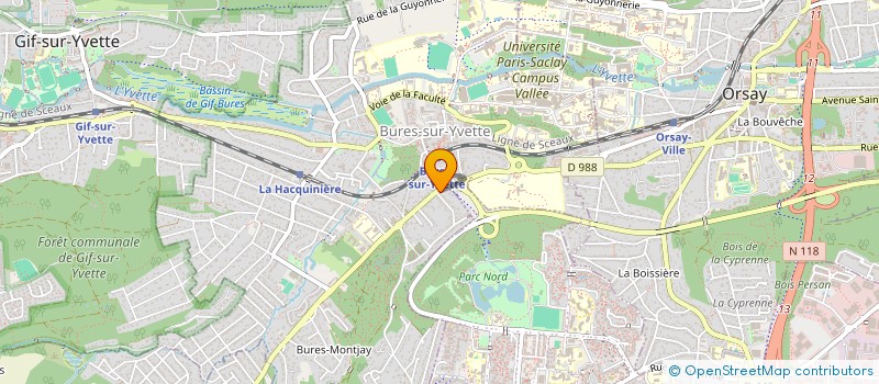 localisation de l'entreprise SCI DAALLI à BURES-SUR-YVETTE