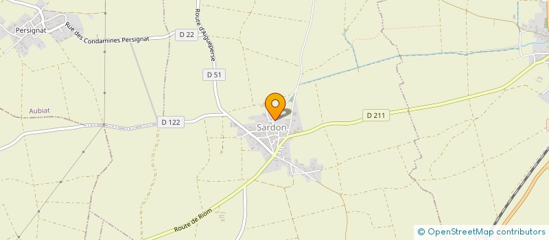 localisation de l'entreprise SCI DAB  SARDON