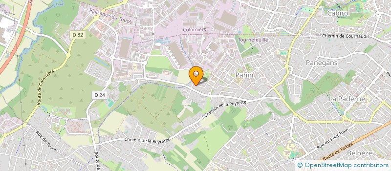 localisation de l'entreprise SCI DABE  TOURNEFEUILLE