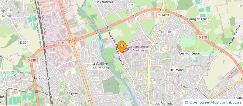 localisation de l'entreprise SCI DABE  SAINT-PAVACE