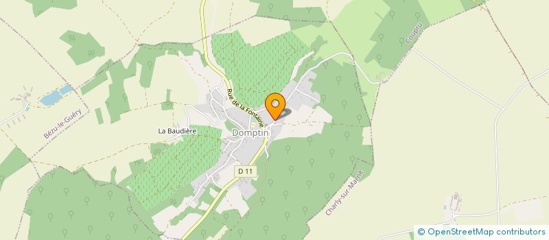 localisation de l'entreprise SCI DABE  DOMPTIN