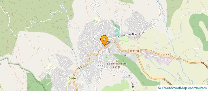 localisation de l'entreprise SCI DABEA à FORCALQUIER