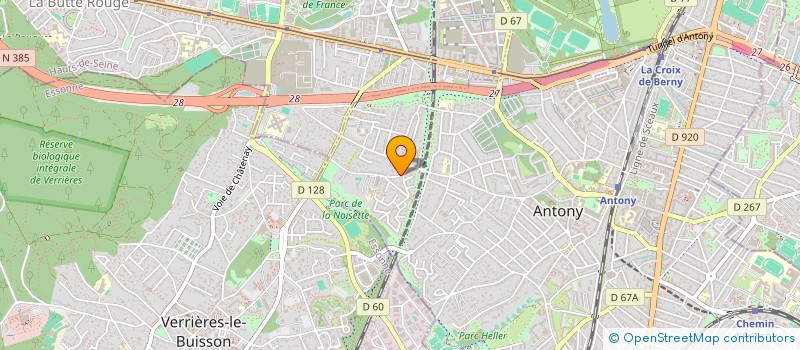 localisation de l'entreprise SCI DABEDI à ANTONY