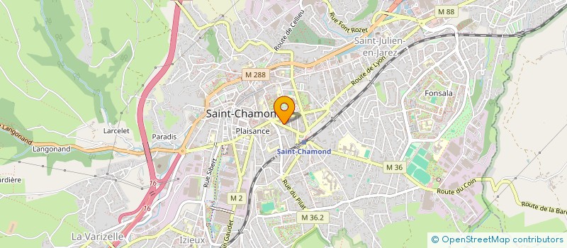 localisation de l'entreprise SCI DABELOLINA  SAINT-CHAMOND