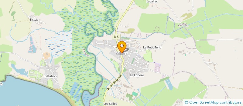 localisation de l'entreprise SCI DABEN  BILLIERS