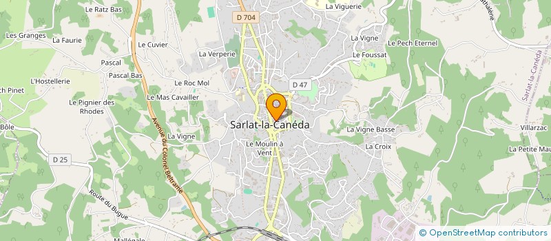 localisation de l'entreprise SCI DABER à SARLAT-LA-CANEDA
