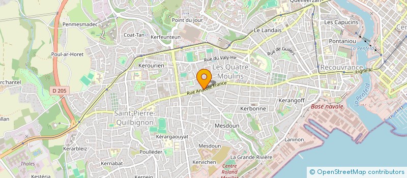 localisation de l'entreprise SCI DABER N 1  BREST