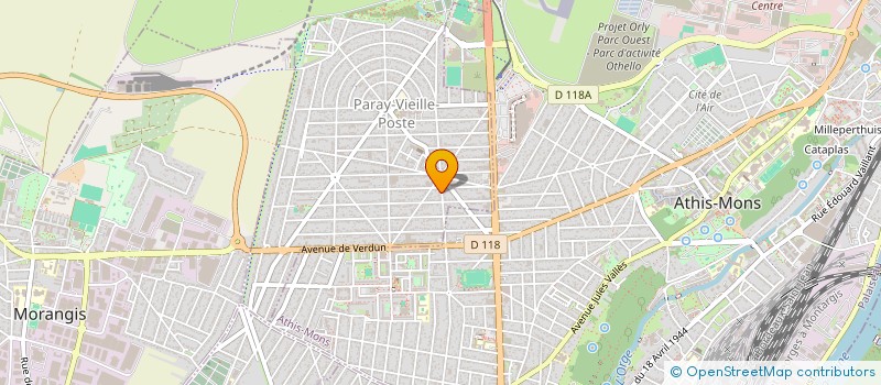 localisation de l'entreprise SCI DABES IMMOB 777 à PARAY-VIEILLE-POSTE