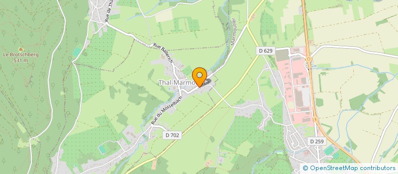 localisation de l'entreprise SCI DABMG  THAL-MARMOUTIER