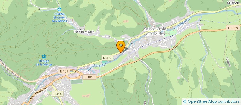 localisation de l'entreprise SCI DABO  SAINTE-CROIX-AUX-MINES