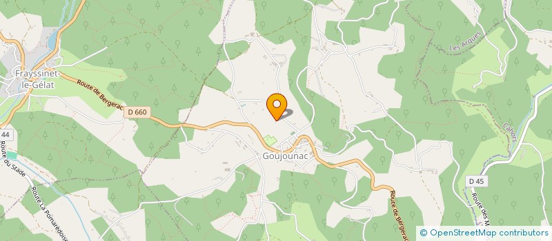 localisation de l'entreprise SCI DABOU  GOUJOUNAC