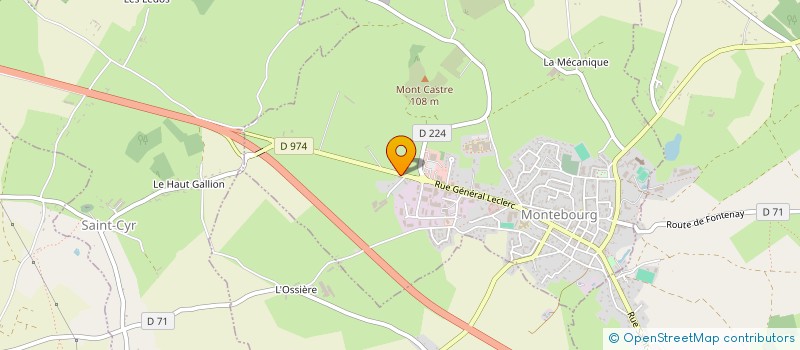 localisation de l'entreprise SCI DABRIANNE  MONTEBOURG