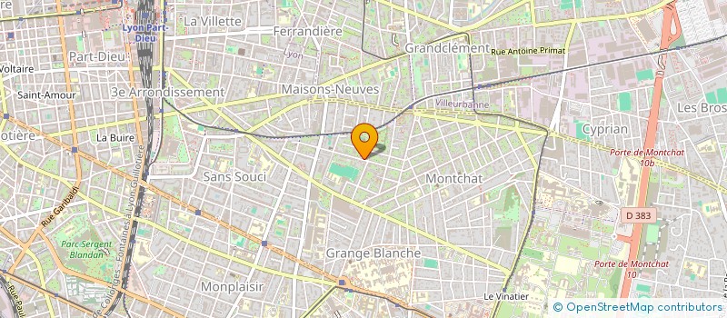 localisation de l'entreprise SCI DAC 09  LYON