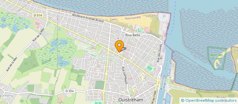 localisation de l'entreprise SCI DAC  OUISTREHAM