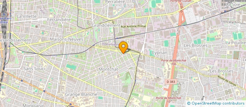 localisation de l'entreprise SCI DAC  LYON