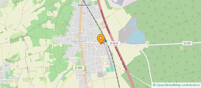 localisation de l'entreprise SCI DAC II  HABSHEIM