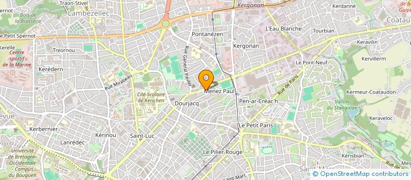 localisation de l'entreprise SCI DACA  BREST