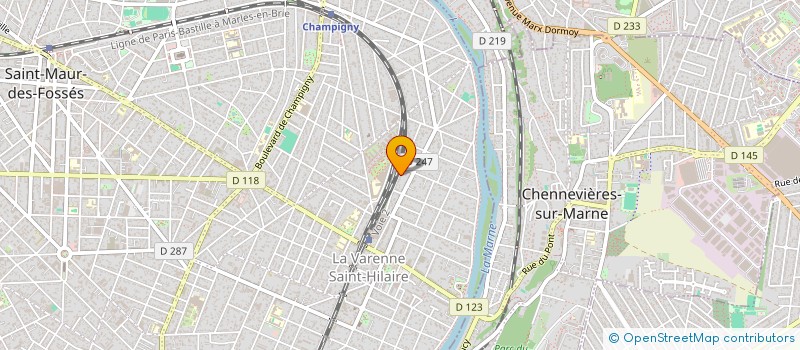 localisation de l'entreprise SCI DACAMP à SAINT-MAUR-DES-FOSSES