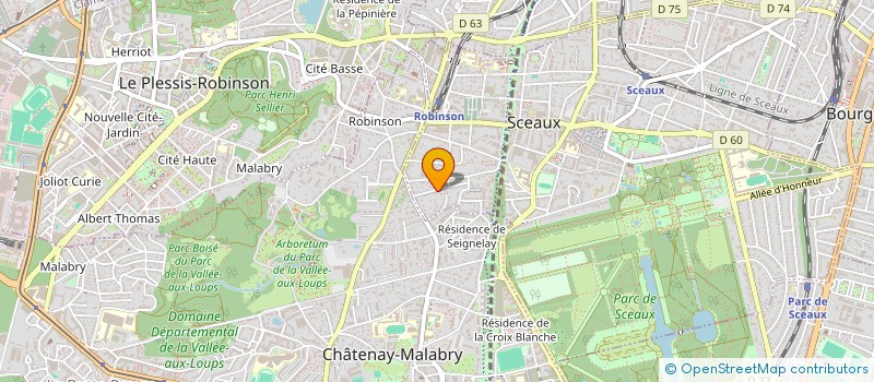 localisation de l'entreprise SCI DACAN à SCEAUX