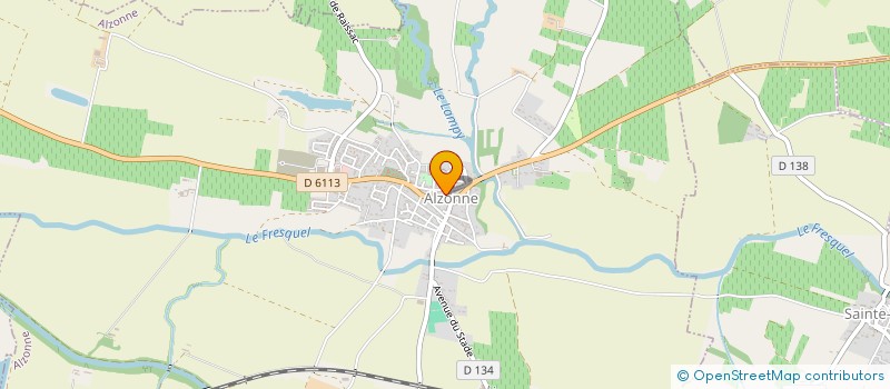 localisation de l'entreprise SCI DACAR  ALZONNE