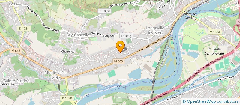 localisation de l'entreprise SCI DACAR  SCY-CHAZELLES