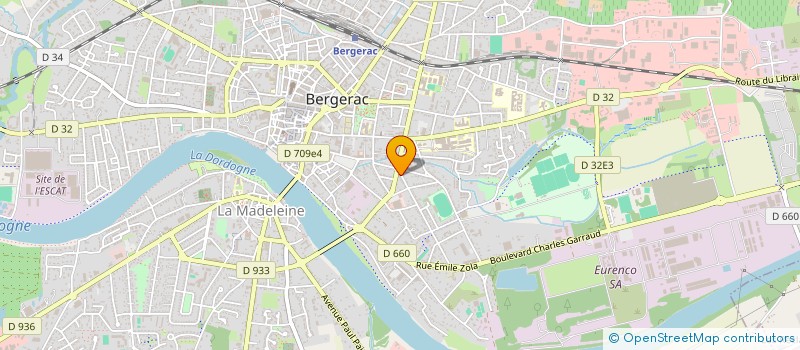 localisation de l'entreprise SCI DACAT à BERGERAC