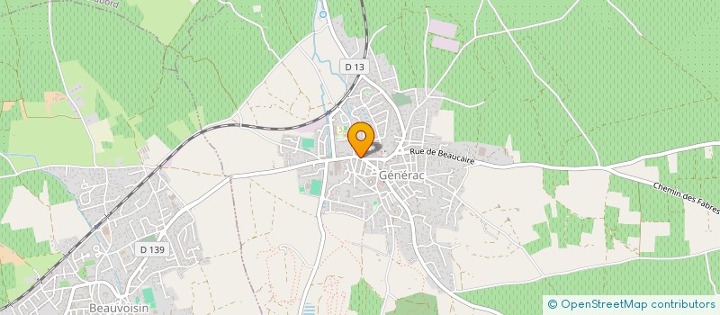 localisation de l'entreprise SCI DACE  GENERAC