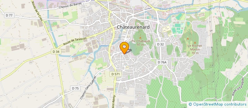 localisation de l'entreprise SCI DACE à CHATEAURENARD