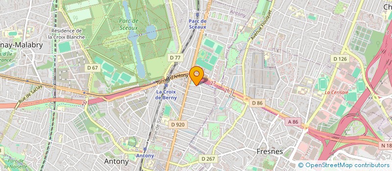 localisation de l'entreprise SCI DACE à ANTONY