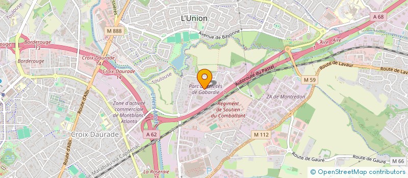 localisation de l'entreprise SCI DACE à TOULOUSE