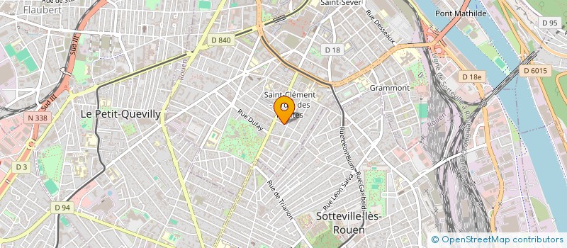 localisation de l'entreprise SCI DACHA à ROUEN