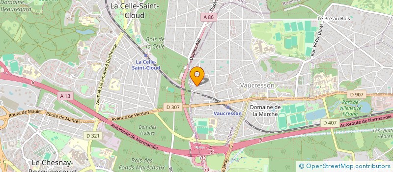 localisation de l'entreprise SCI DACHKA à VAUCRESSON