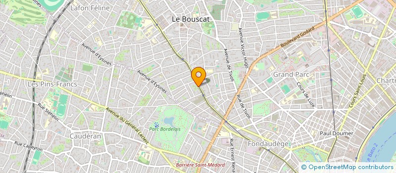 localisation de l'entreprise SCI DACLEAL  LE BOUSCAT