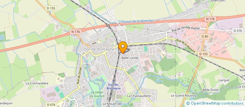 localisation de l'entreprise SCI DACM  DOL-DE-BRETAGNE