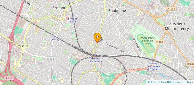 localisation de l'entreprise SCI DACO  ERMONT