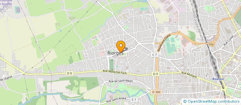localisation de l'entreprise SCI DACO à RIORGES