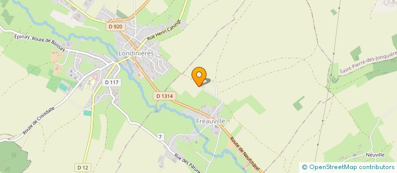 localisation de l'entreprise SCI DACOMA  FREAUVILLE