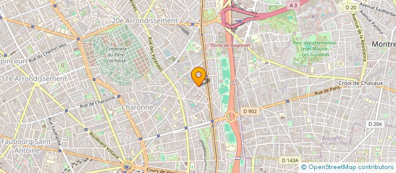 localisation de l'entreprise SCI  DACOR  PARIS