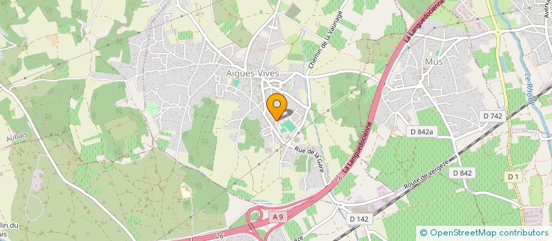 localisation de l'entreprise SCI DACORT  AIGUES-VIVES